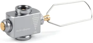 Fuel Canister Refill Adapter Isobutane/Butane Refill Adapter Lindal Valve Canister Shifter Gas Saver Plus Camping Stove Adapter With Air Vent Function