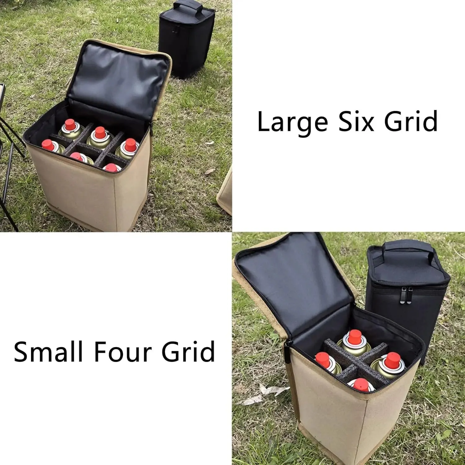 Fuel Canister Storage Bag - Portable Protective Case for Camping Gas Tanks & Cylinders