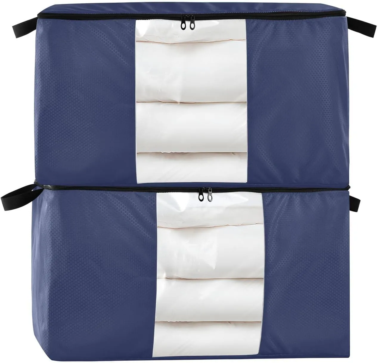 GAIGEO Noble Blue Storage Containers for Clothes, Foldable Storage Bag, Durable Storage Bag, 60L