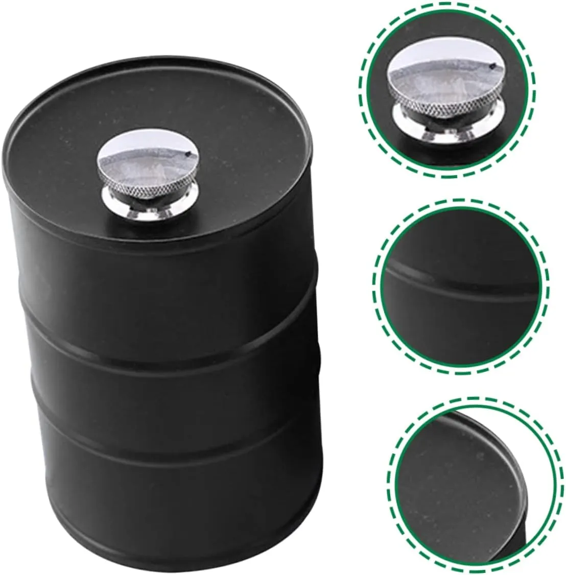 Garneck Creative Camping Liquor Flask Stainless Steel Wine Canteen for Outdoor Adventures Lightweight and Portable for Outdoor Enthusiasts Chic Design