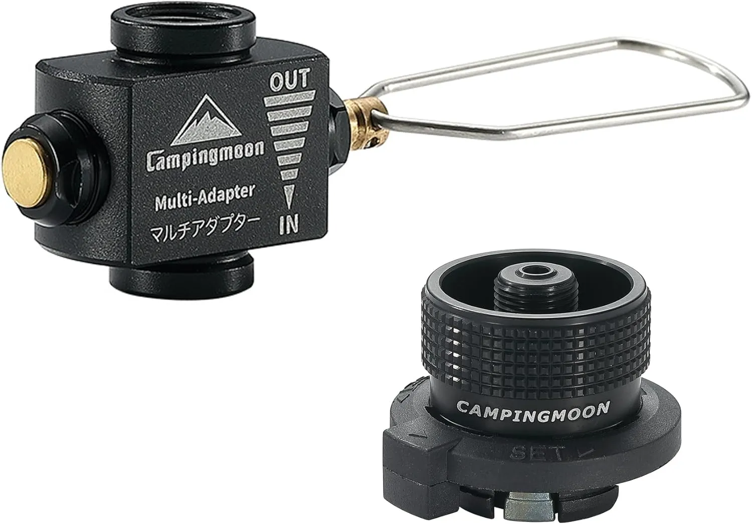Gas Canister Refill Adapter Butane to Isobutane Transfer Adapter Black BKZ15/BKZ11