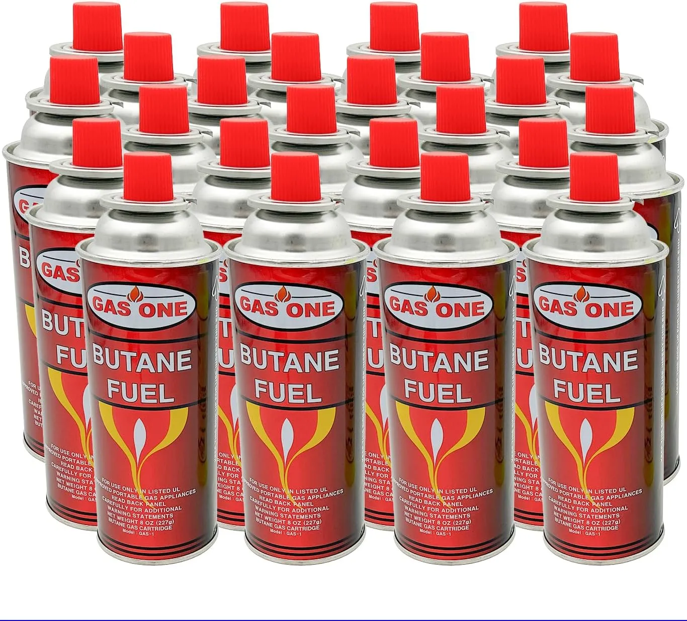 GasOne Butane 8 Ounce Canister, 24 Pack
