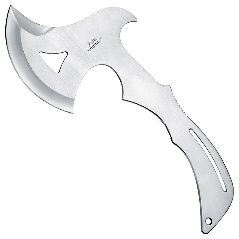 GIL HIBBEN 12" PRO THROWER AXE STAINLESS STEEL TRIGGER GRIP WITH SHEATH GH0866