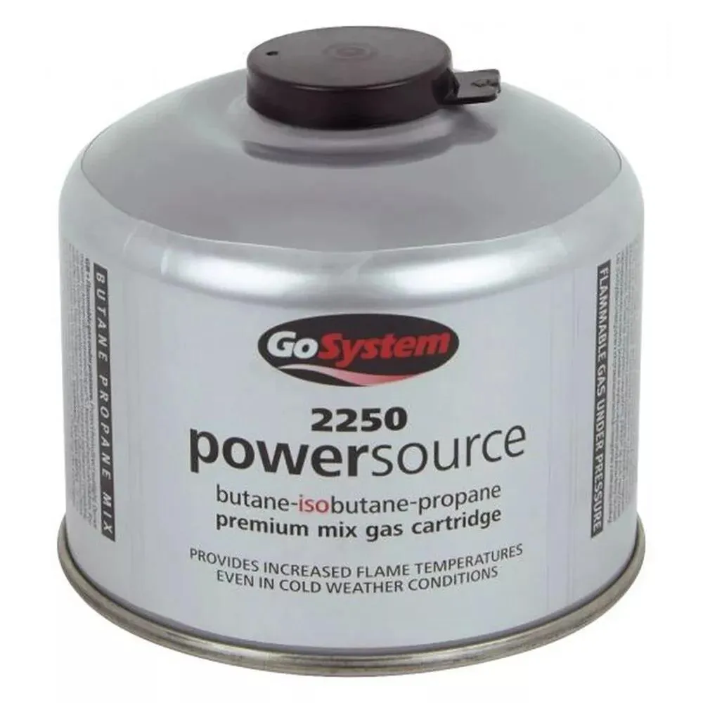 Go System PowerSource Butane Propane Threaded Gas Canister - 220g
