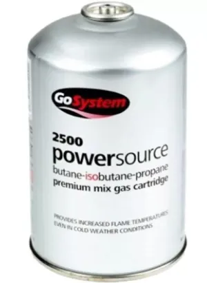 Go System PowerSource Butane Propane Threaded Gas Canister - 445g