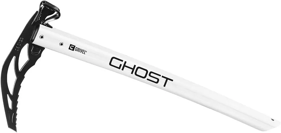 Grivel Ghost Ice Axe with Hammer, White, 45cm
