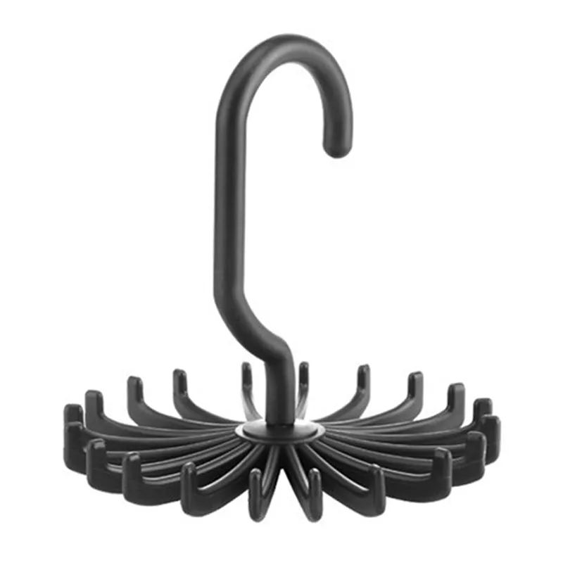Hanging Tie Rack - Black