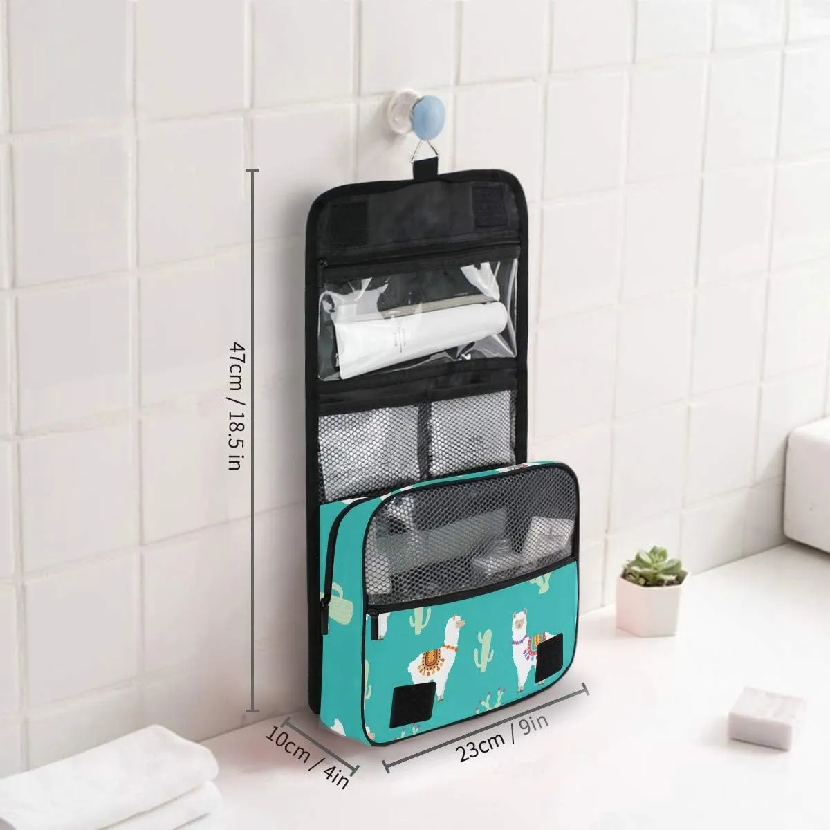 Hanging Travel Toiletry Bag Kit Makeup Case Cosmetics Organizer for Men Women