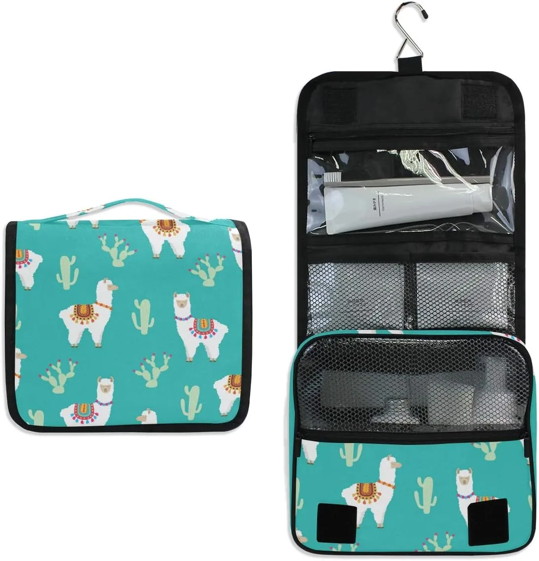 Hanging Travel Toiletry Bag Kit Makeup Case Cosmetics Organizer for Men Women