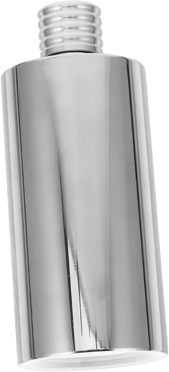 Healifty Stainless Steel Flask 500ml Alcohol Flask Cylindrical Shape Compact and Lightweight for Outdoor Adventures