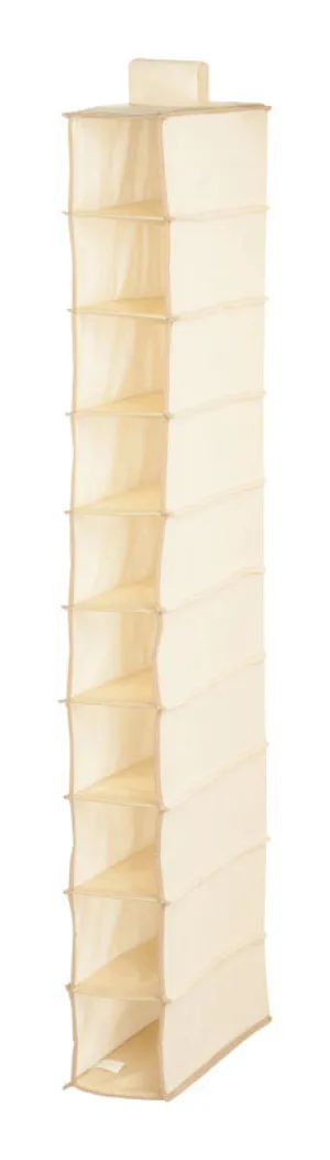 Honey-Can-Do 54 in. H X 6 in. W X 12 in. L Canvas Hanging Vertical Closet Organizer