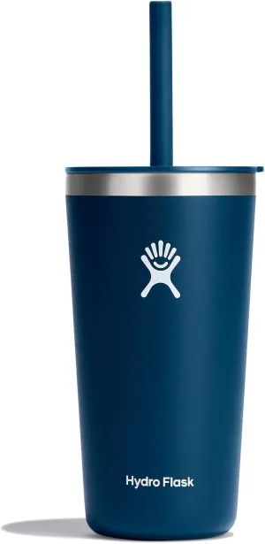 Hydro Flask 20 Oz All Around Tumbler Straw Lid Indigo