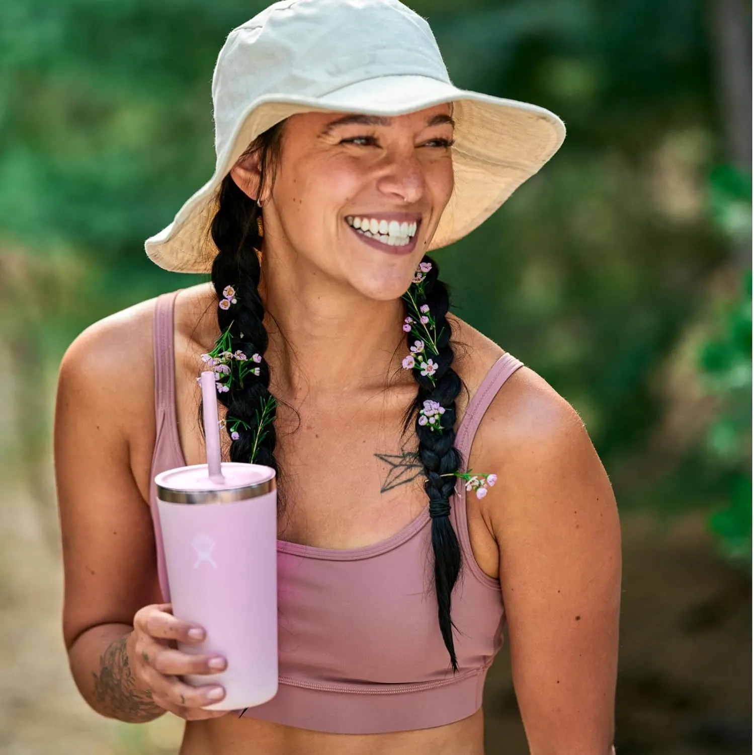 Hydro Flask 28 Oz All Around Tumbler Straw Lid Trillium