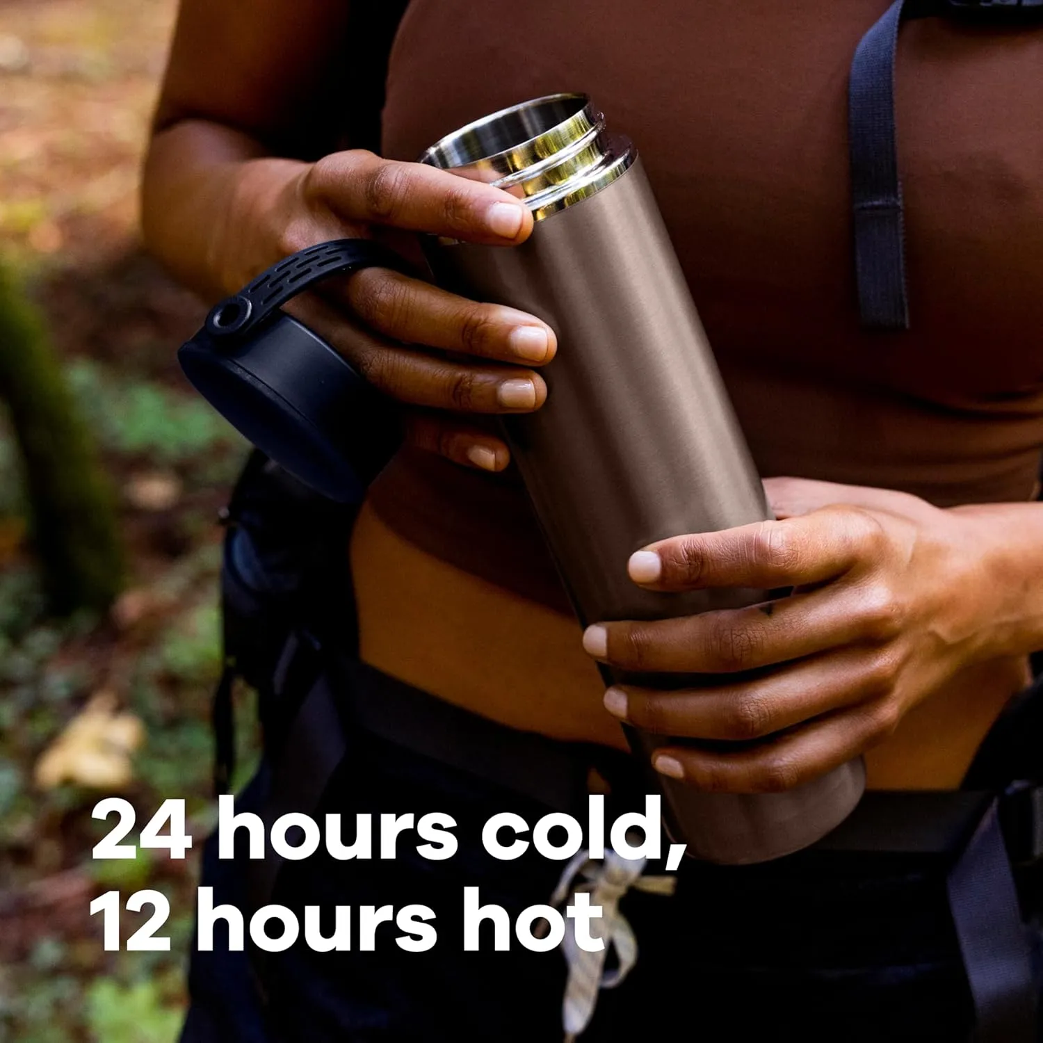 Hydro Flask 32 Oz Lightweight Wide Flex Cap Obsidian