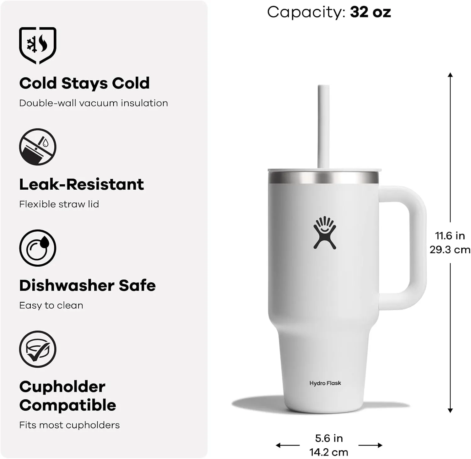 Hydro Flask All Around Travel Tumbler Cactus 32 Oz