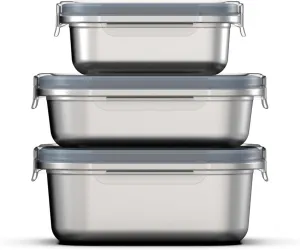 Hydro Flask Food Container Bundle Rain - Includes 2, 3.5, and 5 Cup Containers