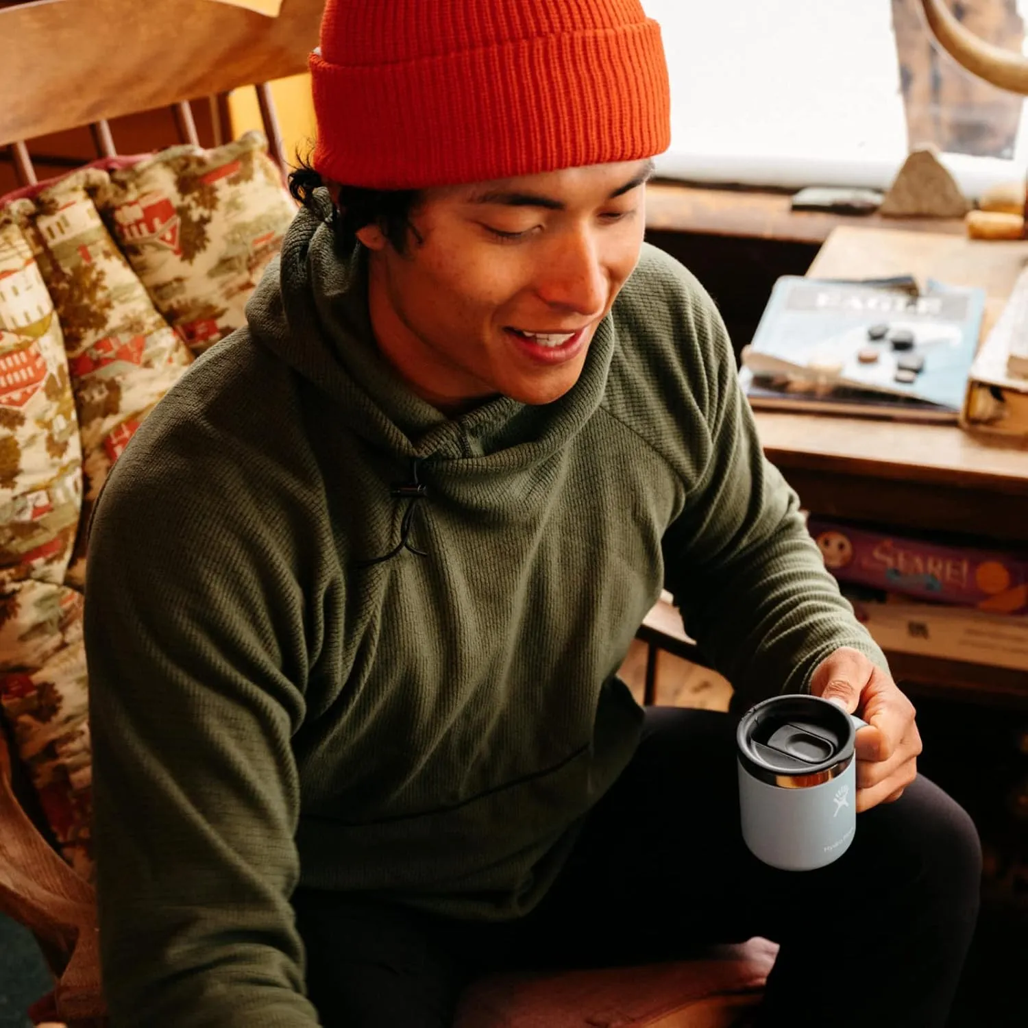 Hydro Flask Insulated Mug for Coffee, Tea, Hot Chocolate - Leak-Resistant Lid, Keeps Drinks Hot