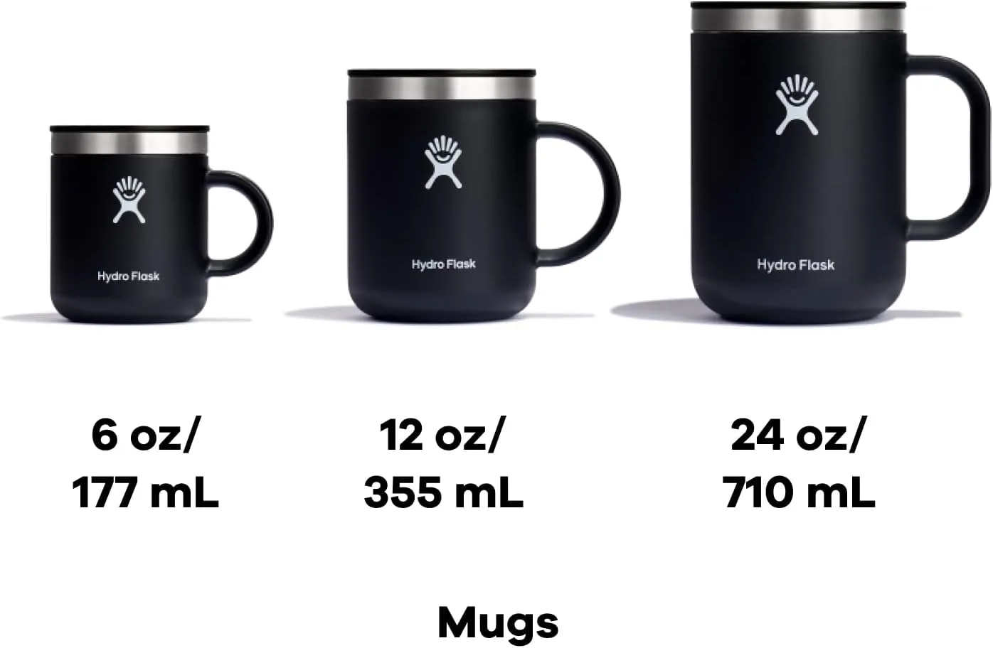 Hydro Flask Mug - Stainless Steel Reusable Tea Coffee Travel Mug - Vacuum Insulated, BPA-Free, Non-Toxic 12 oz