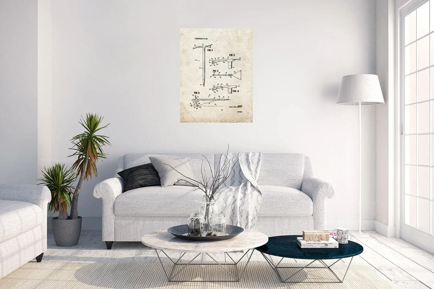Ice Axe Patent Print Old Look (24" x 36") M12292