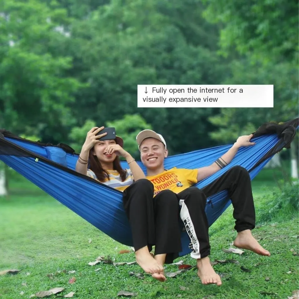 Indoor Hammock Chairs Mosquito Net Hammock Outdoor Camping Fully Automatic Quick-Open Hammock Sunshade Outdoor Anti-Mosquito Hammock Hanging hammocks