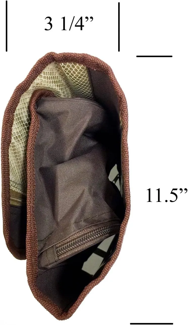 JChronicles Women's Large Hanging Toiletry Cosmetic Organizer Bag-Roll Up for Travel (Leopard)