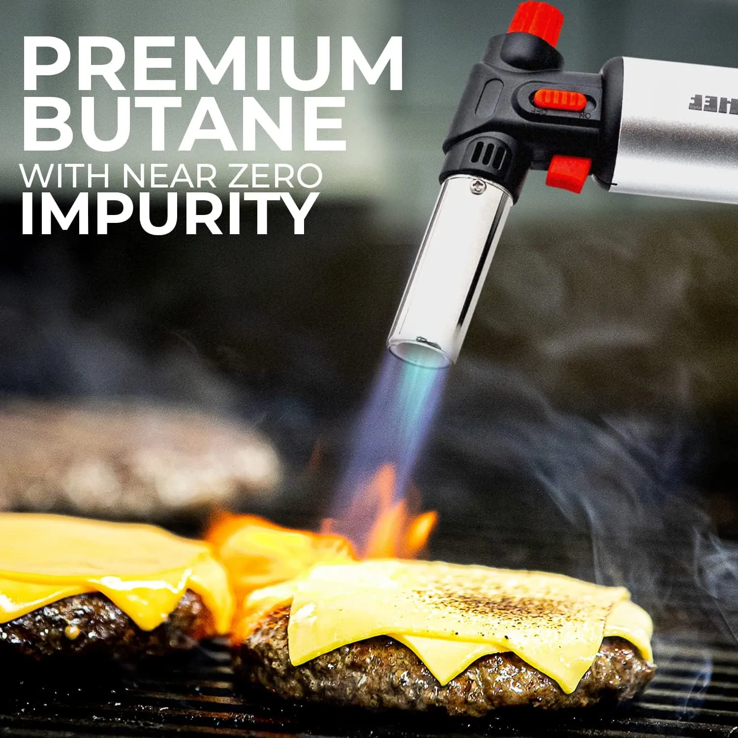 Jo Chef Butane Fuel Refill, Lighter Butane Fuel Canister, Butane Gas Refill for Kitchen Torch, Lighter, Brûlée Kitchen Blow Torch