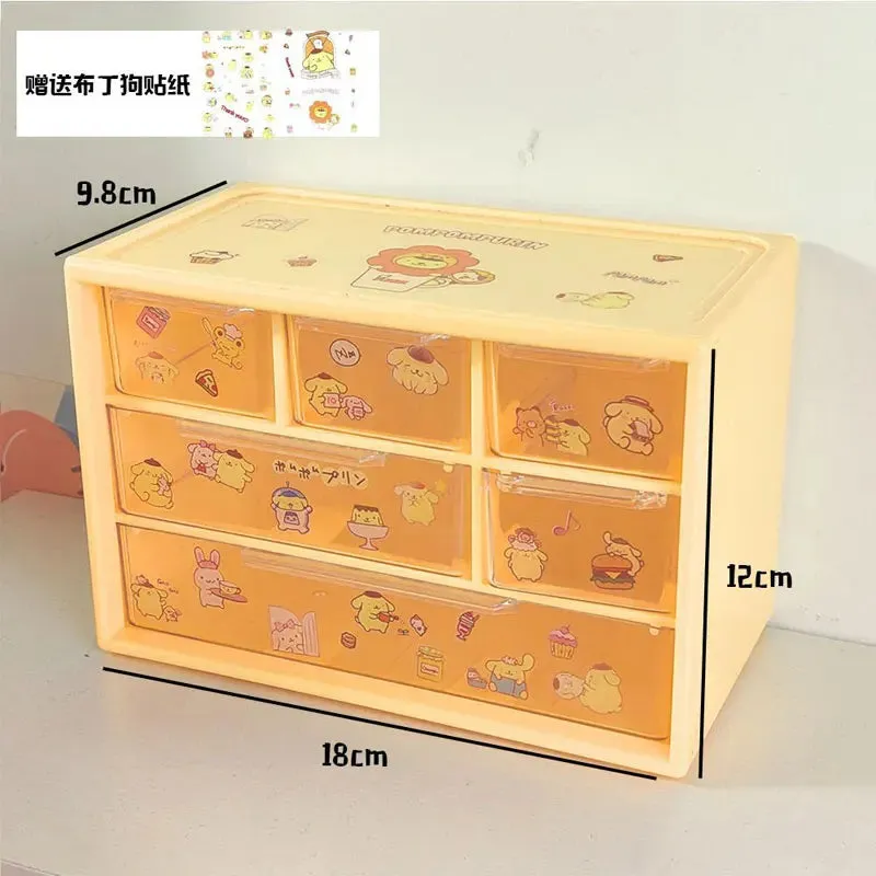 Kawaii Stackable & Foldable Desk Organizer 🌸✨ | Cute Yiwi Stationery Holder for Students and Offices! 🖊️📚