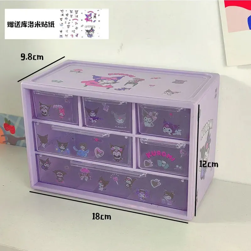 Kawaii Stackable & Foldable Desk Organizer 🌸✨ | Cute Yiwi Stationery Holder for Students and Offices! 🖊️📚