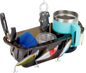 KEMIMOTO Boat Caddy Organizer, Universal Fit for Bass, Kayak, Pontoon, Jon Boat, Fishing Caddy, Cabin Storage
