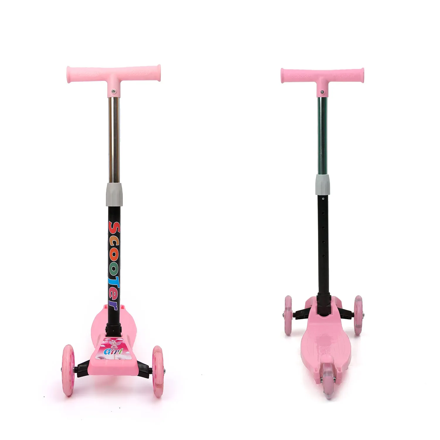 Kick Scooter for Kids | 2-8 Yrs | Height Adjustable | Foldable | Pink | SY0004