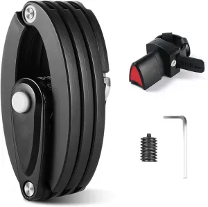 kingsea Bike Foldable Lock, 4-Digit Anti Theft Combination Bicycle Lock,2.8 FT(85CM) Strong Bicycle Locks, Security Level 6 Heavy Duty Compact Folding Bike Lock,Bicycle Chain Lock with Bracket