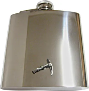 Kiola Designs Mountain Climber Ice Axe 6 Oz. Stainless Steel Flask