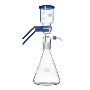 Lab Vacuum Filtration Apparatus Kit 500 mL Filtering Flask & 300 mL Glass Buchner Funnel