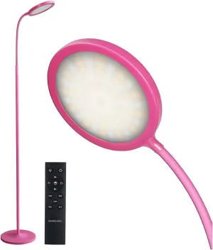 LED Floor Lamps for Living Room, Bright Modern Reading Floor Lamp with Stepless Adjust Color Temperatures & Brightness, Standing Lamp with RF Remote & Touch Control