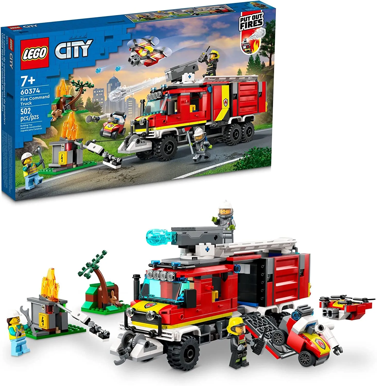 Lego City Fire Command Truck (60374)