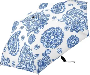 Lightweight Folding Umbrella, Portable Sun Travel Parasol, Compact Anti-UV Strong Rain Umbrella
