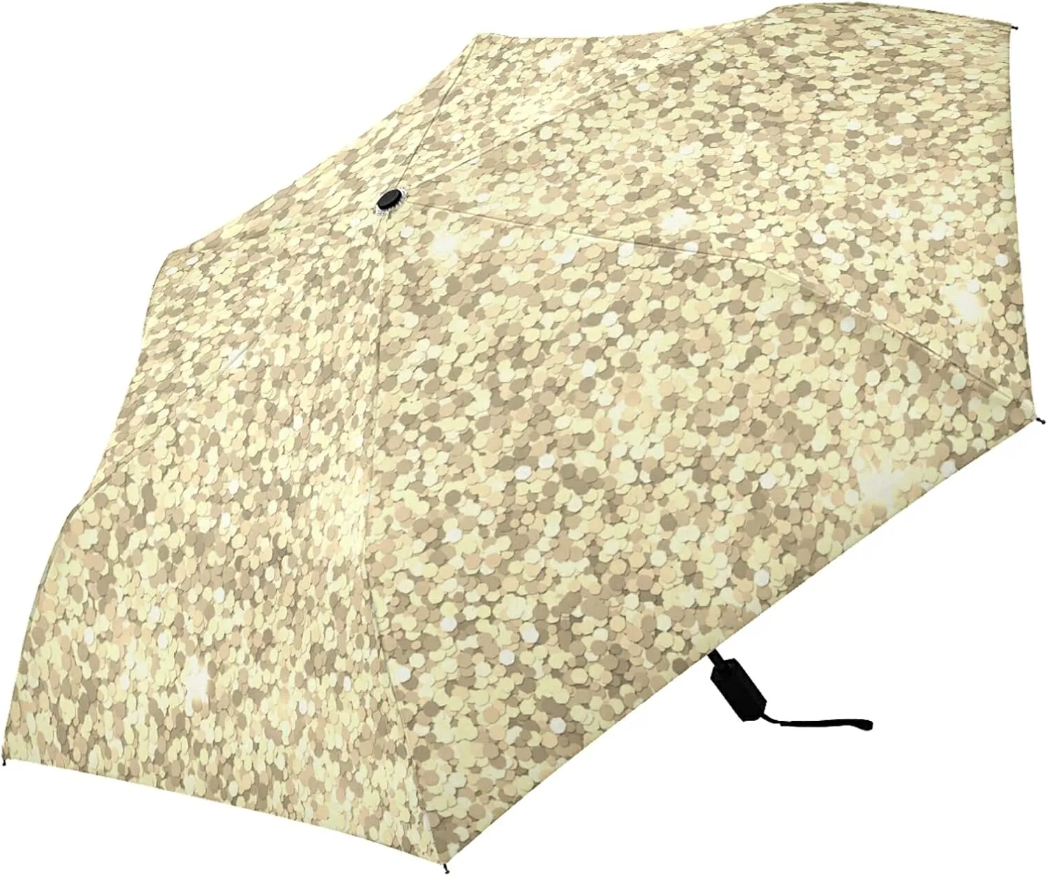 Lightweight Folding Umbrella, Portable Sun Travel Parasol, Compact Anti-UV Strong Rain Umbrella