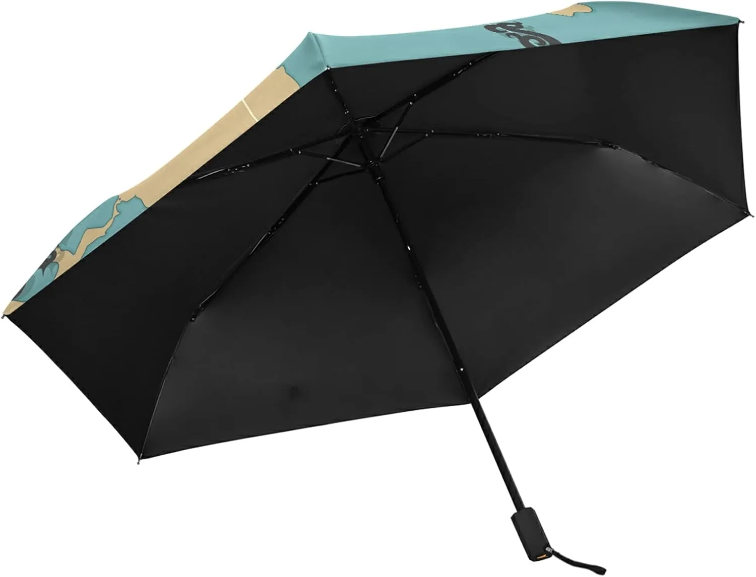 Lightweight Folding Umbrella, Portable Sun Travel Parasol, Compact Anti-UV Strong Rain Umbrella