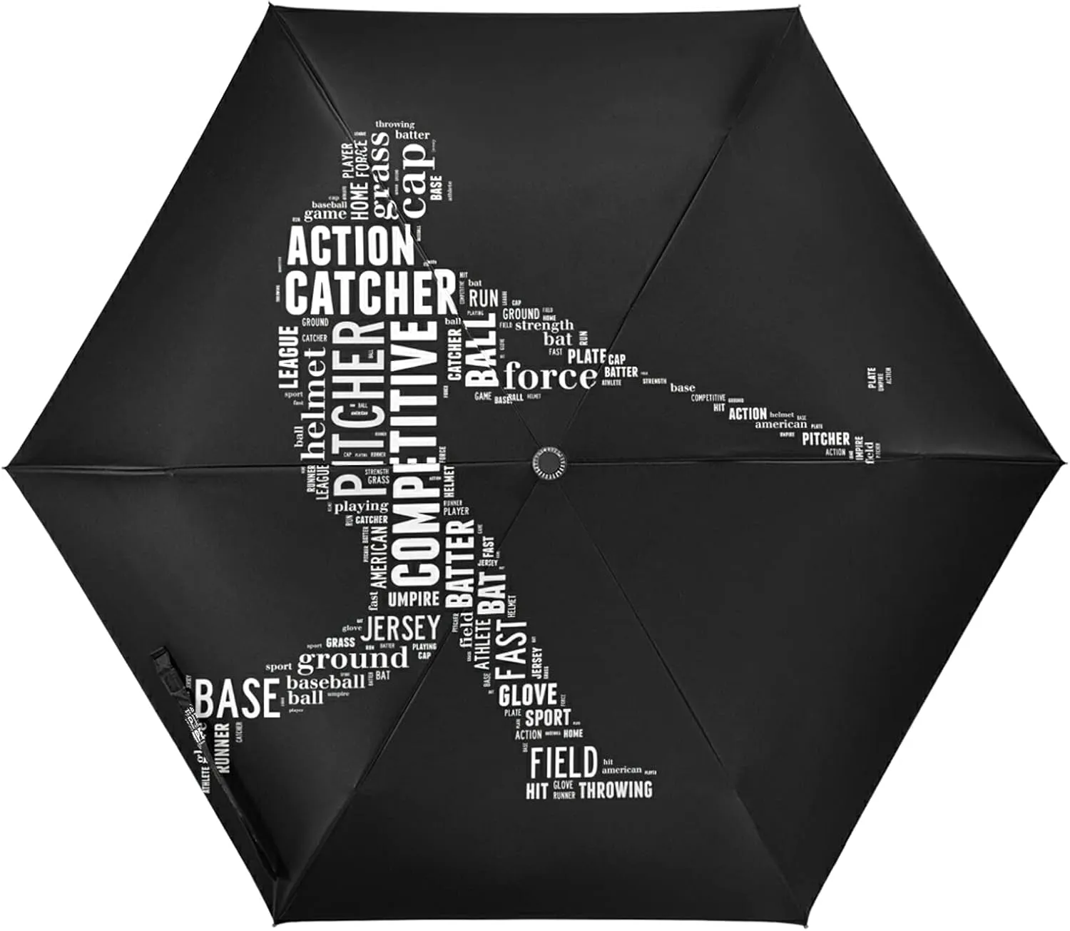 Lightweight Folding Umbrella, Portable Sun Travel Parasol, Compact Anti-UV Strong Rain Umbrella