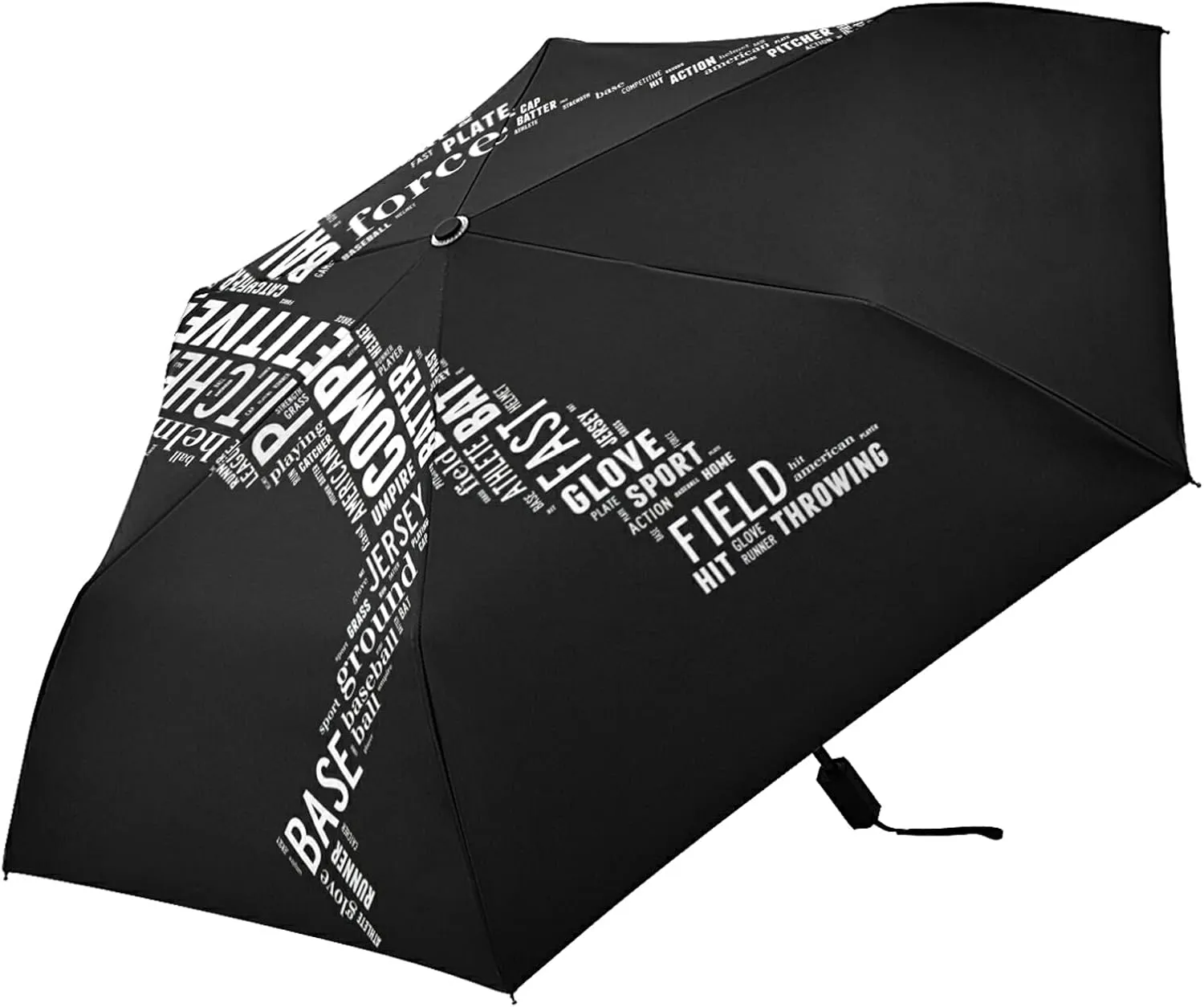 Lightweight Folding Umbrella, Portable Sun Travel Parasol, Compact Anti-UV Strong Rain Umbrella