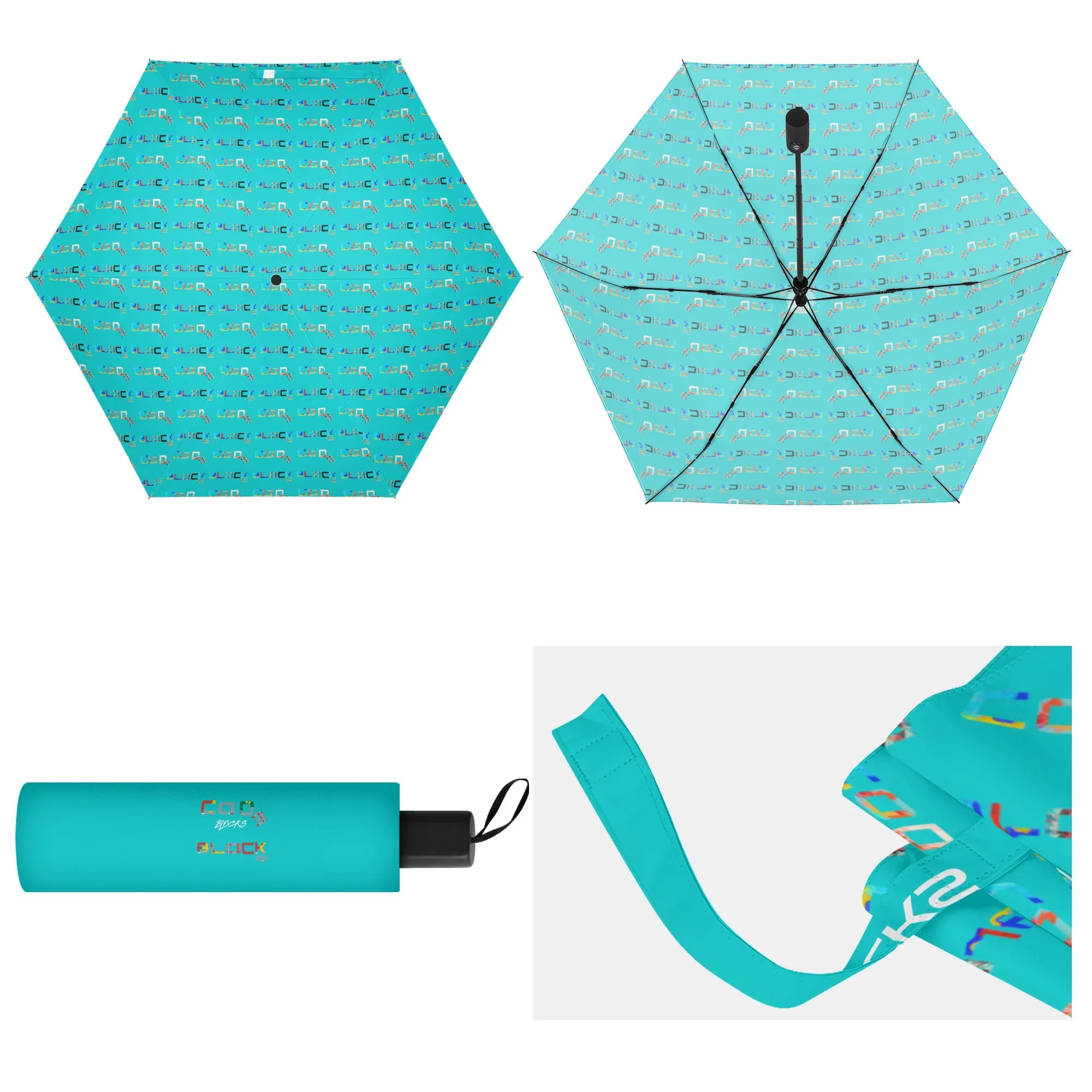 Lightweight Manual Folding Umbrella Printing Outside