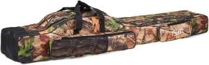 Lixada Folding Fishing Rod Case Portable Canvas Fishing Pole Tools Reel Storage Bag Fishing Gear Tackle Carry Cases 3 Layer, 60/75/80/90/120/150cm