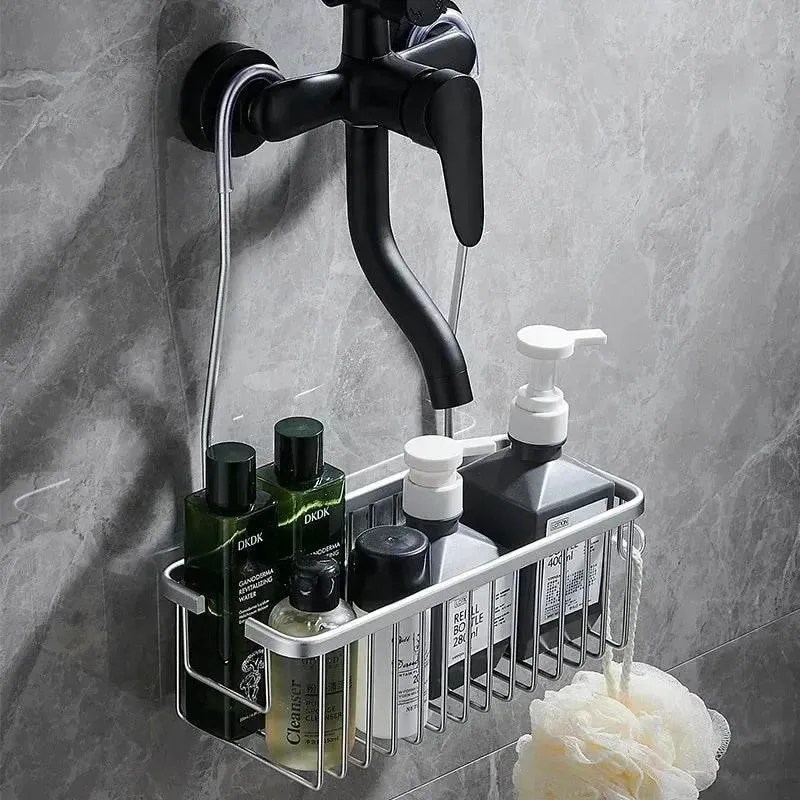 Lume Hanging Shower Caddy - Bathroom Organizer and Storage Solution