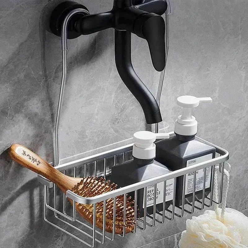 Lume Hanging Shower Caddy - Bathroom Organizer and Storage Solution