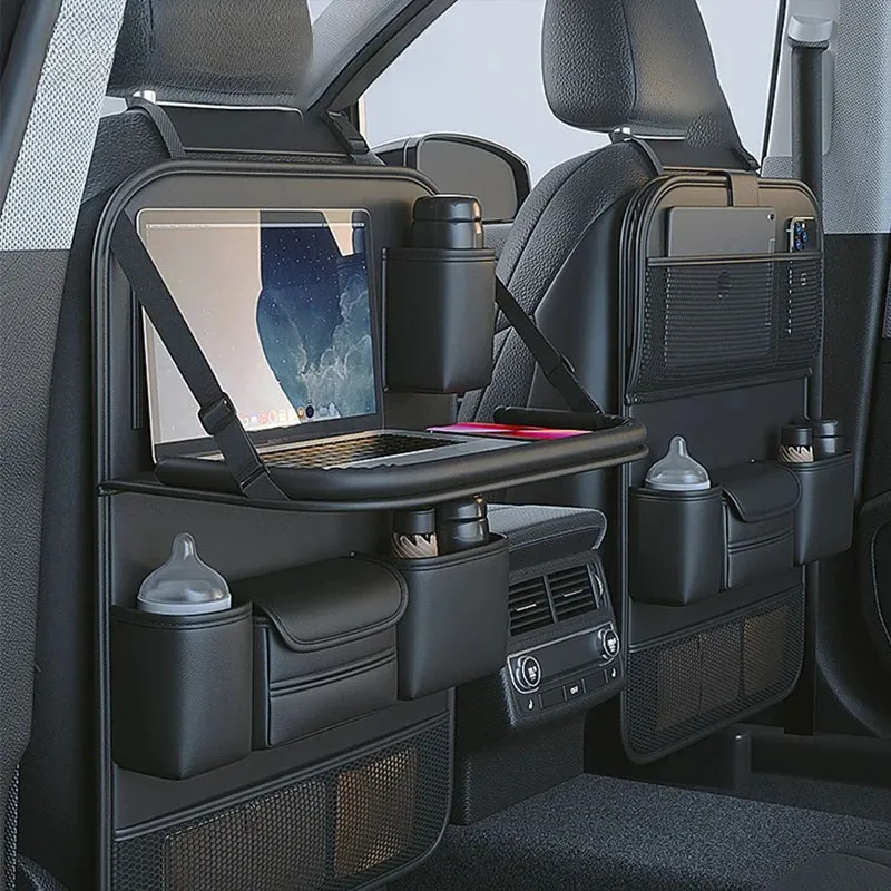 Luxora Car Back Seat Organizer With Tablet Holder Tray