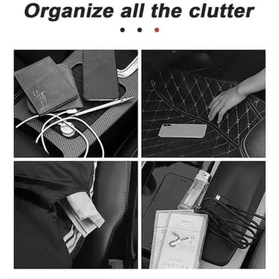 Luxora Car Back Seat Organizer With Tablet Holder Tray