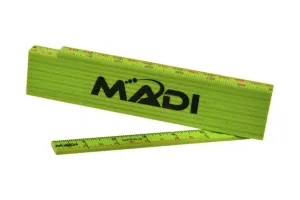 Madi 6' Fiberglass Folding Ruler Center-Point Reading Scale - MPFR-6