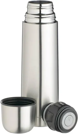 MasterClass Stainless Steel Vacuum Flask, 500 ml (17.5 fl oz), Silver