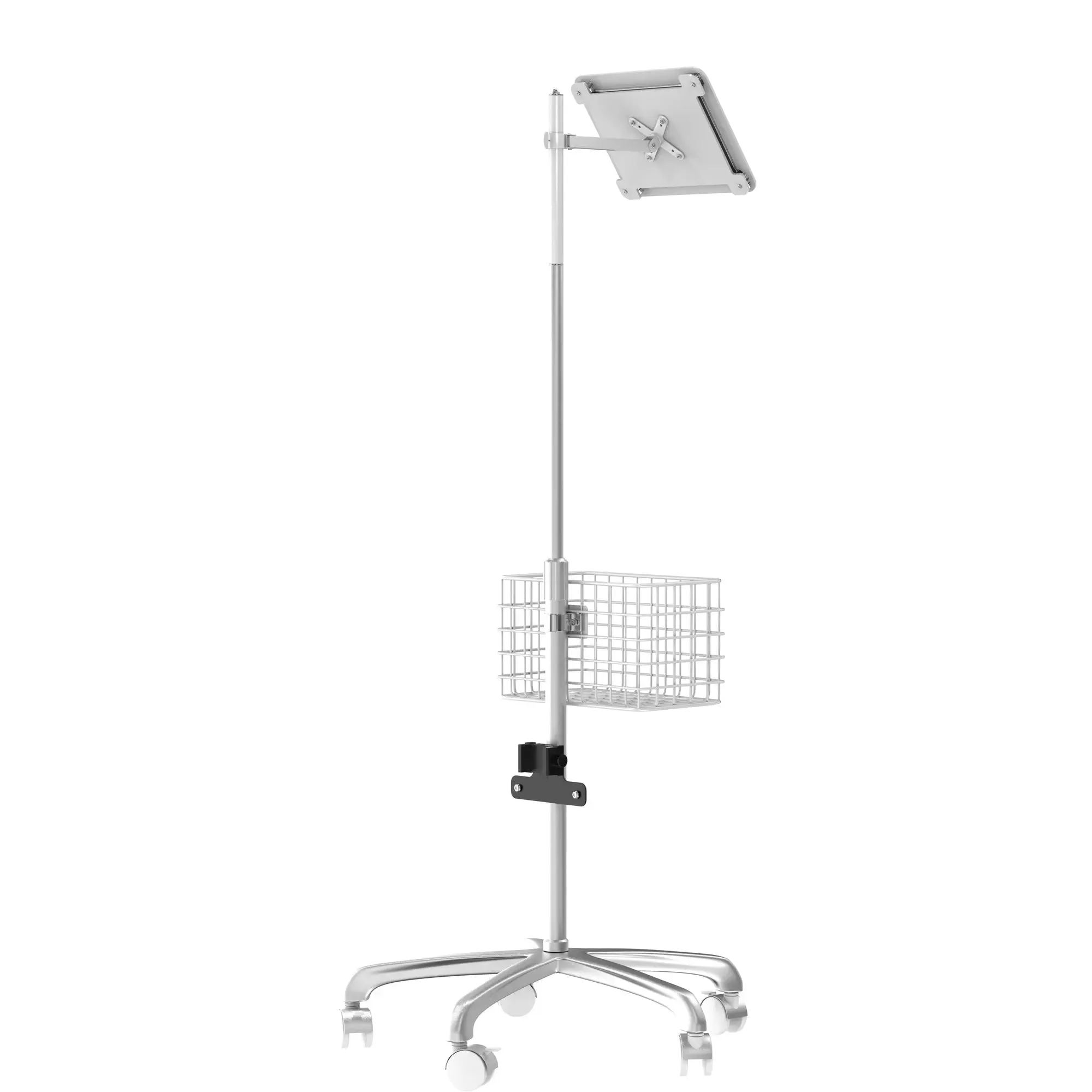 Medical Rolling Cart with Articulating Arm & Accessories