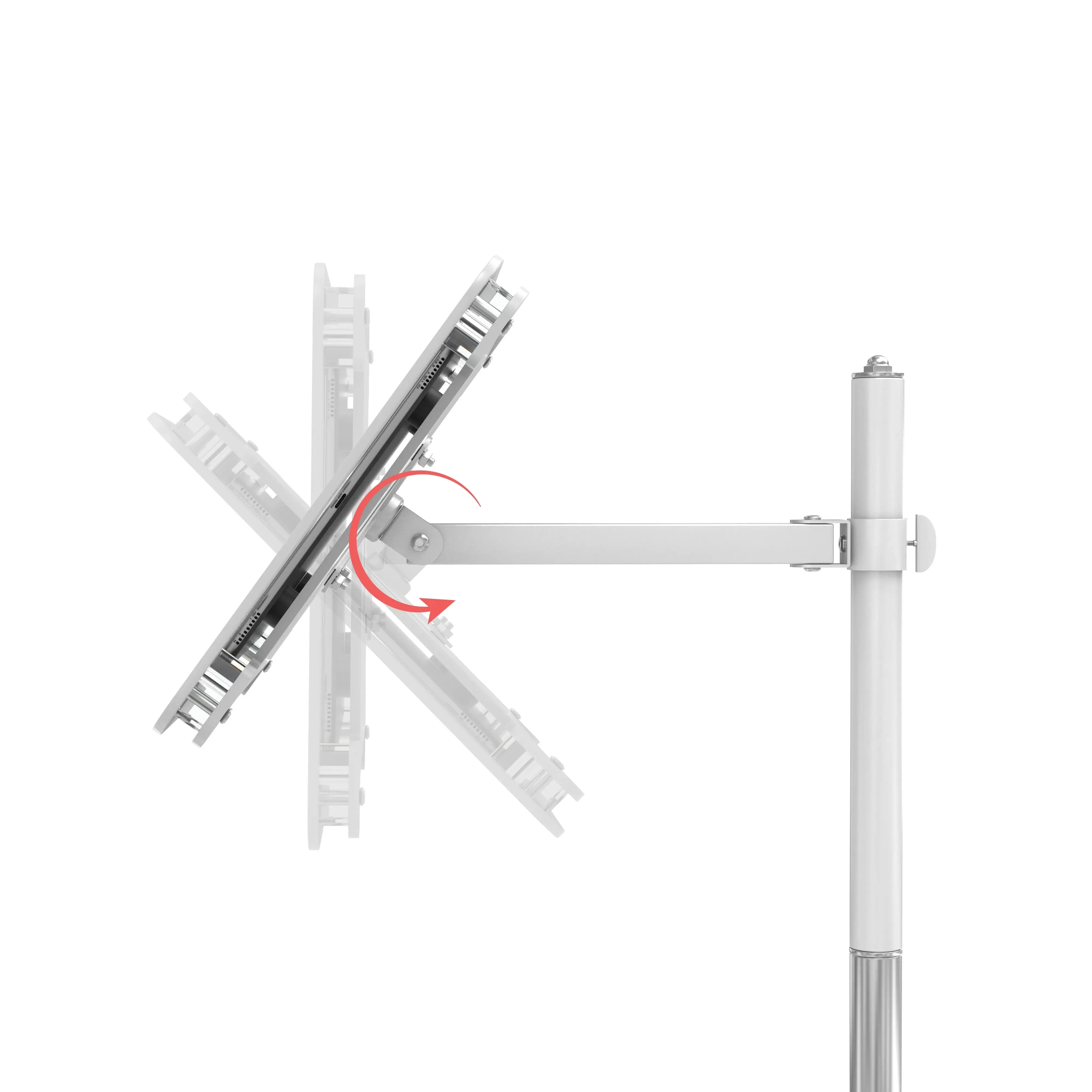 Medical Rolling Cart with Articulating Arm & Accessories